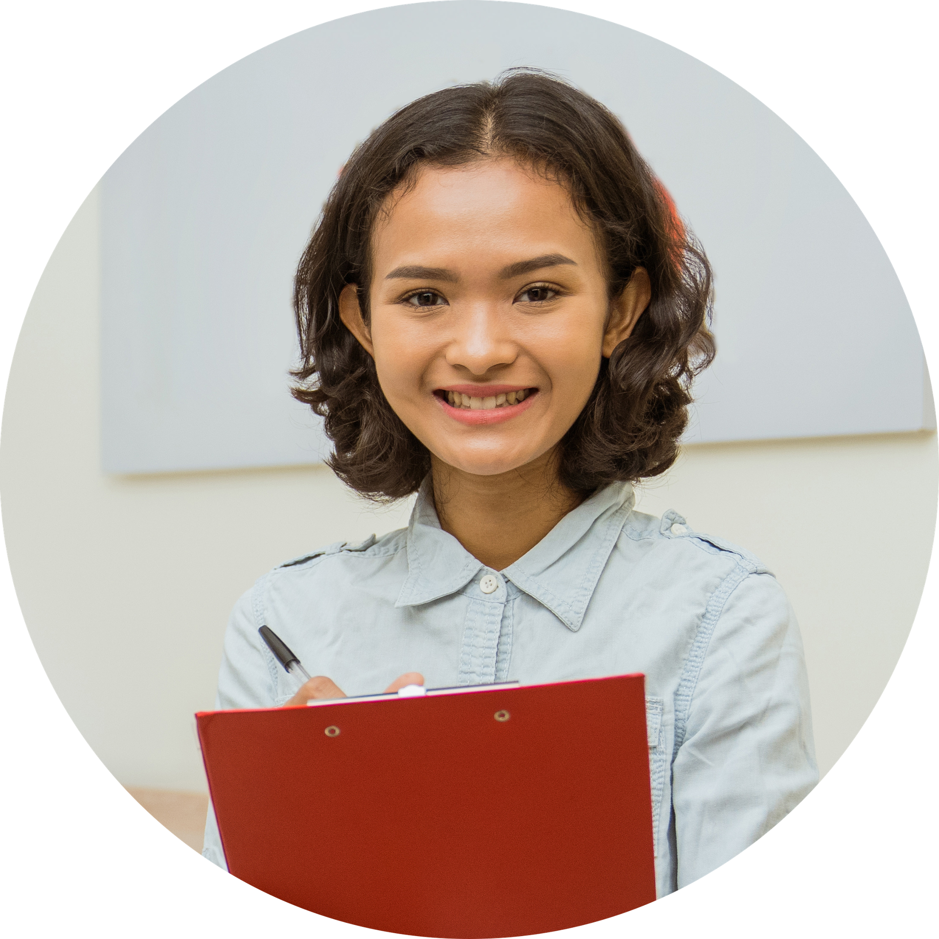 Smiling businesswoman with arms crossed looking at camera. Young indian woman, happy office worker posing in modern home office workplace. Success, career concept.